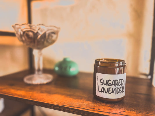 Sugared Lavender Soy Candle