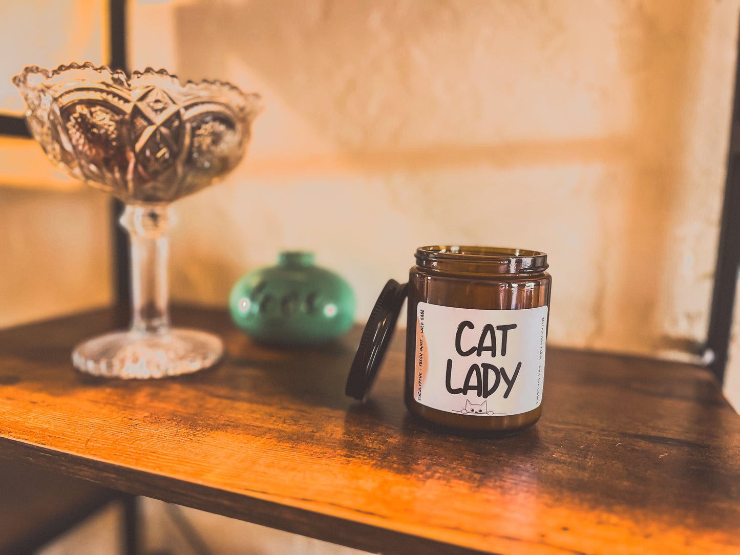 Cat Lady Soy Candle