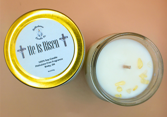He is Risen Soy Candle
