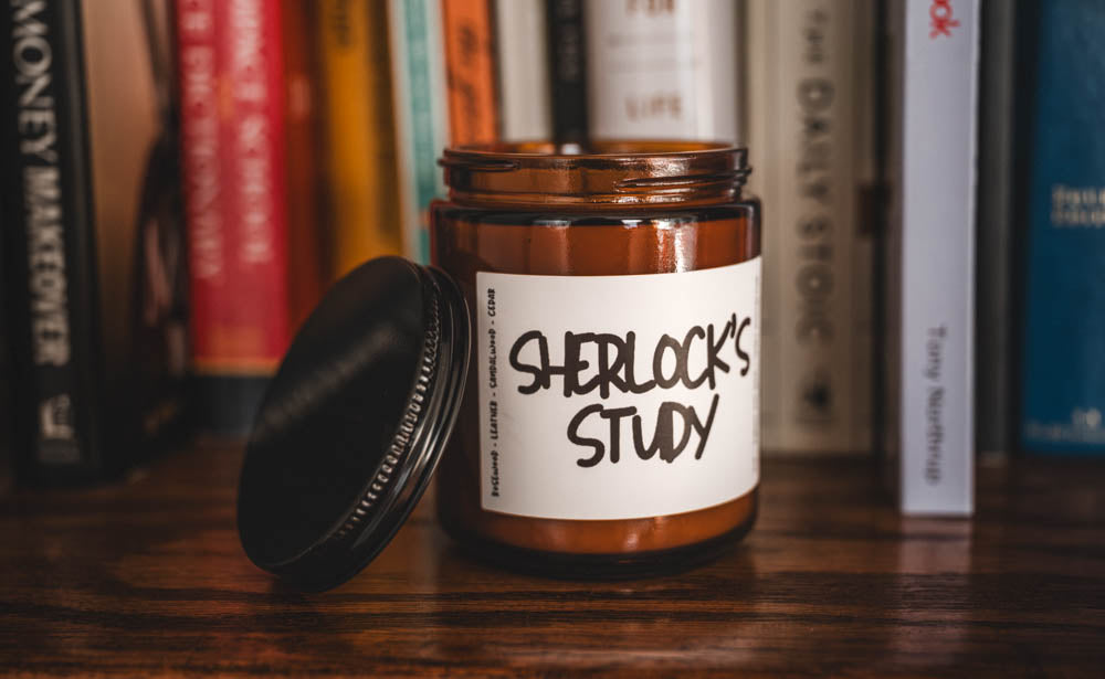 Sherlock's Study Soy Candle