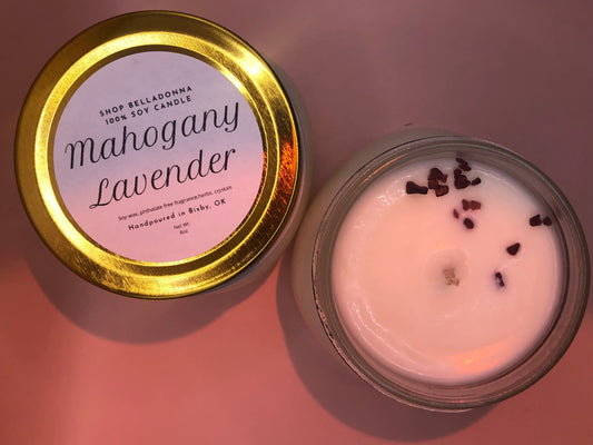 Mahogany Lavender Soy Candle